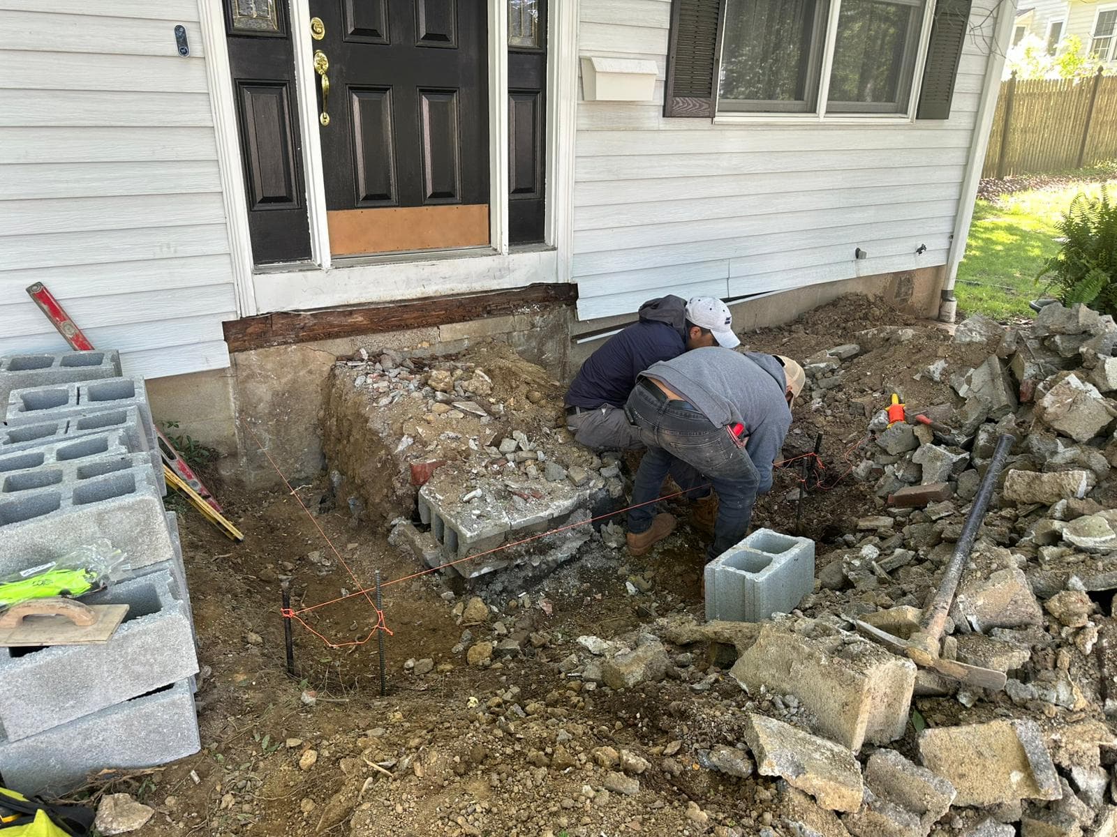 Flawless masonry repair work