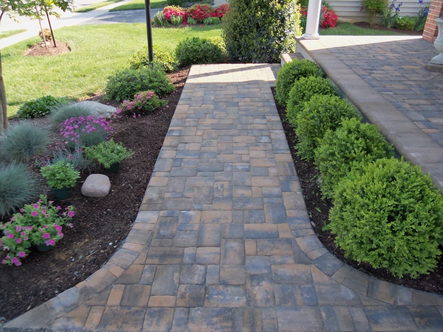 Flawless Paving & Masonry team at work